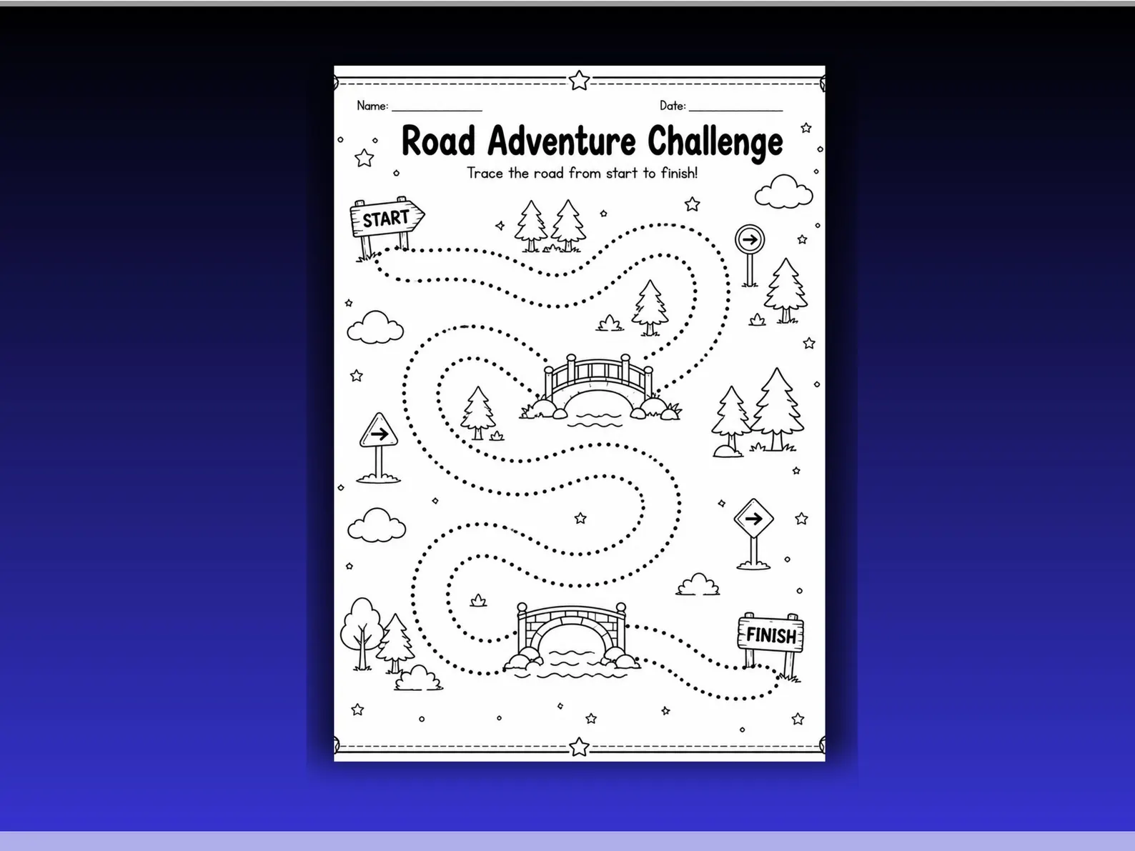 CuteLearner printable Tracing Lines Worksheets Bundle, Preschool Printable PDF, Kindergarten Curriculum Learning, Pre Handwriting, Digital Download — Tracing Wo — preview 8